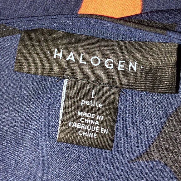 HALOGEN® Button Back Ruffle Hem Dress NWT - Picture 4 of 6